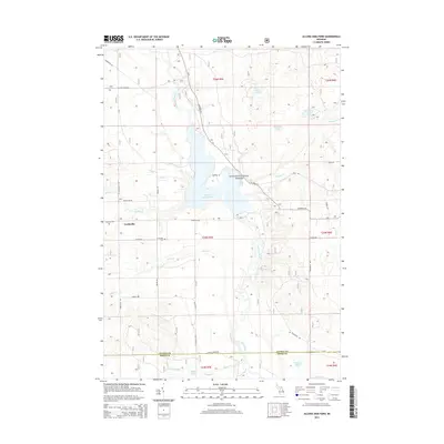 2014 Map of Alcona Dam Pond, 2014 Print