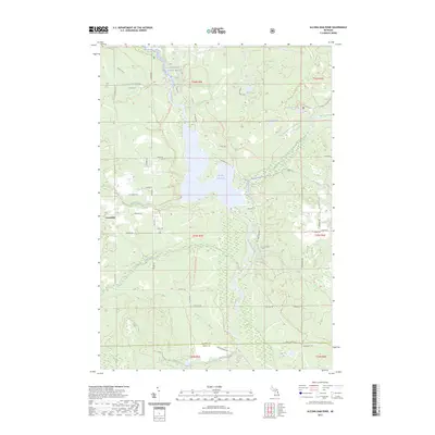2023 Map of Alcona Dam Pond, 2023 Print