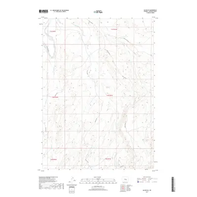 2017 Map of Alcova SE, 2017 Print