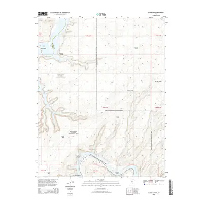 2014 Map of Alcove Canyon, 2014 Print
