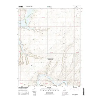 2017 Map of Alcove Canyon, 2017 Print