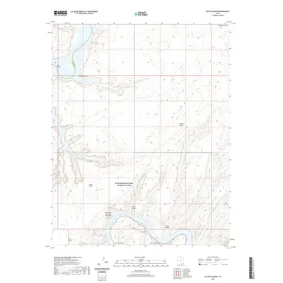 2020 Map of Alcove Canyon, 2020 Print
