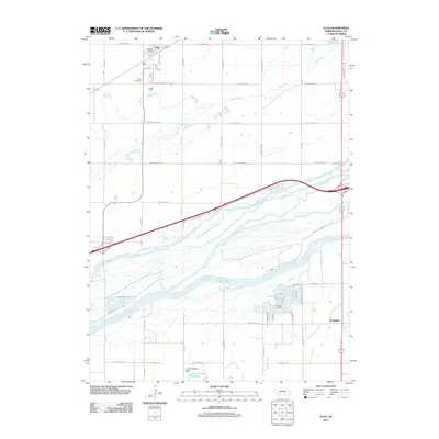 2011 Map of Alda, 2011 Print