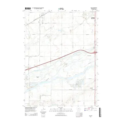 2014 Map of Alda, 2014 Print