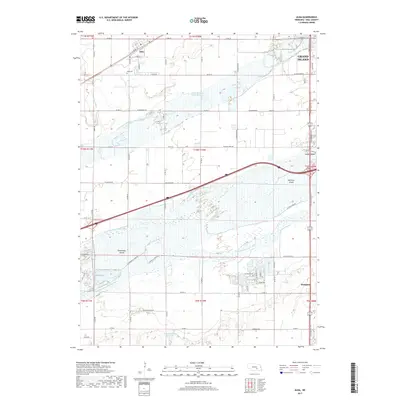 2017 Map of Alda, 2017 Print