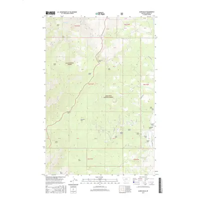 2017 Map of Alder Gulch, 2017 Print