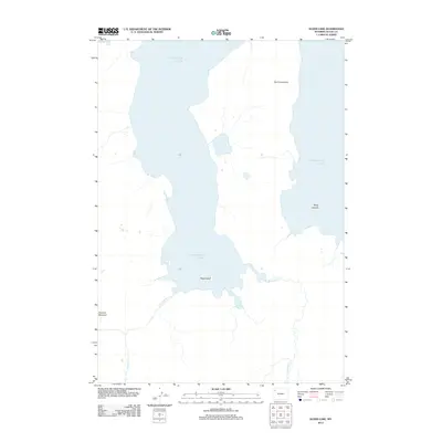 2012 Map of Alder Lake, 2012 Print