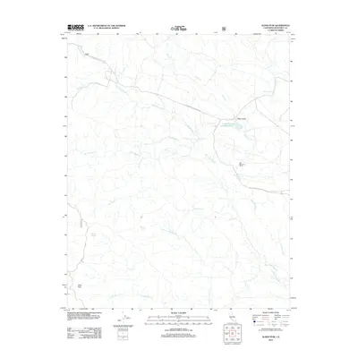 2012 Map of Alder Peak, 2012 Print