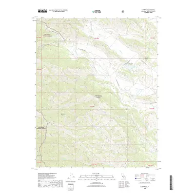 2018 Map of Alder Peak, 2018 Print