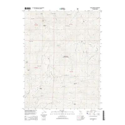 2015 Map of Alder Springs, 2015 Print