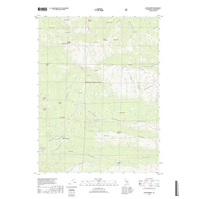 2018 Map of Alder Springs, 2018 Print