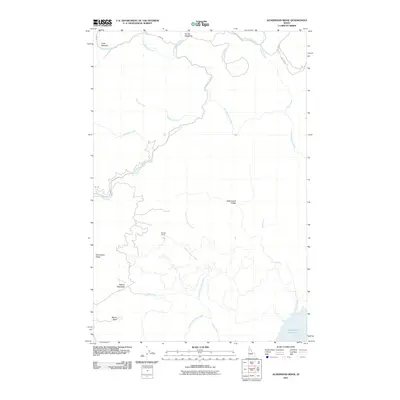 2011 Map of Aldermand Ridge, 2011 Print