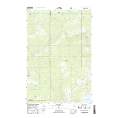 2017 Map of Aldermand Ridge, 2017 Print