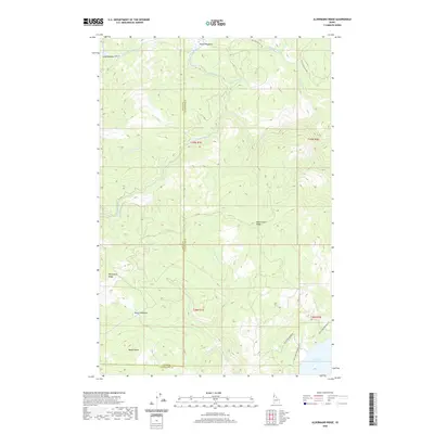 2020 Map of Aldermand Ridge, 2020 Print