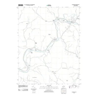 2011 Map of Alderson, 2011 Print