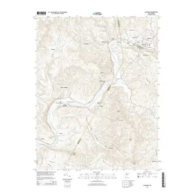 2014 Map of Alderson, 2014 Print