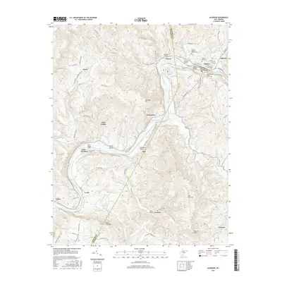 2016 Map of Alderson, 2016 Print