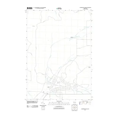 2010 Map of Alderwood Lake, 2010 Print