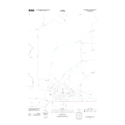 2013 Map of Alderwood Lake, 2013 Print