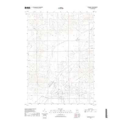 2018 Map of Alderwood Lake, 2018 Print