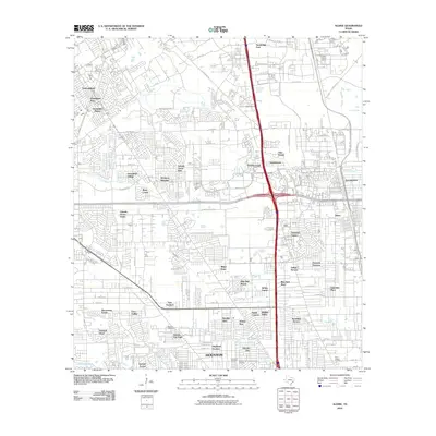 2010 Map of Aldine, 2010 Print