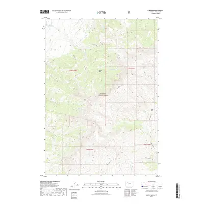 2017 Map of Aldrich Basin, 2017 Print