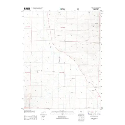 2013 Map of Aldrich Gulch, 2013 Print