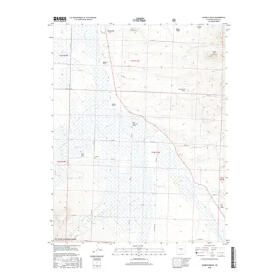 2016 Map of Aldrich Gulch, 2016 Print