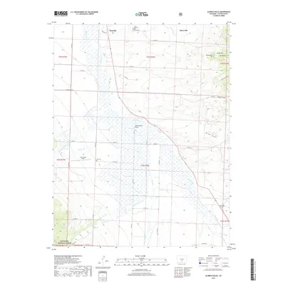 2019 Map of Aldrich Gulch, 2019 Print