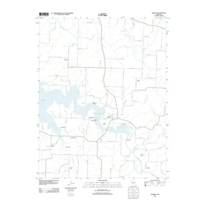 2011 Map of Aldrich, 2011 Print