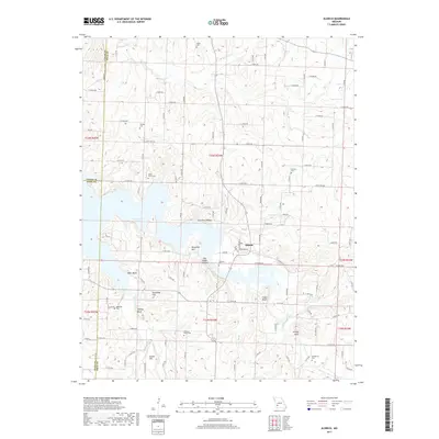 2017 Map of Aldrich, 2017 Print