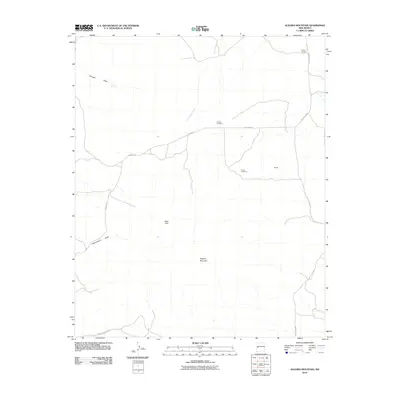 2010 Map of Alegres Mountain, 2010 Print