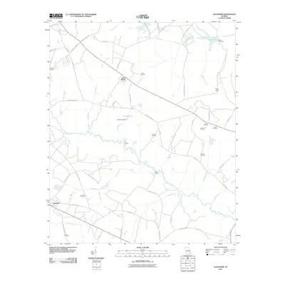 2011 Map of Alexander, 2011 Print