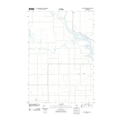 2010 Map of Alexander Lake, 2010 Print