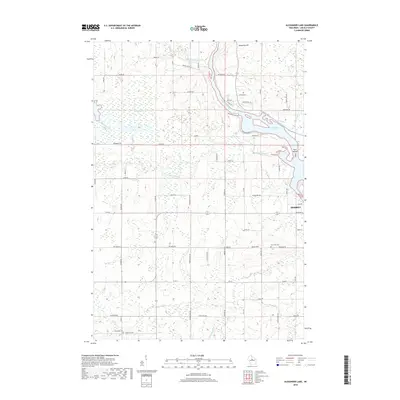 2018 Map of Alexander Lake, 2018 Print