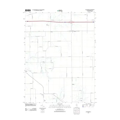 2012 Map of Alexander, 2012 Print