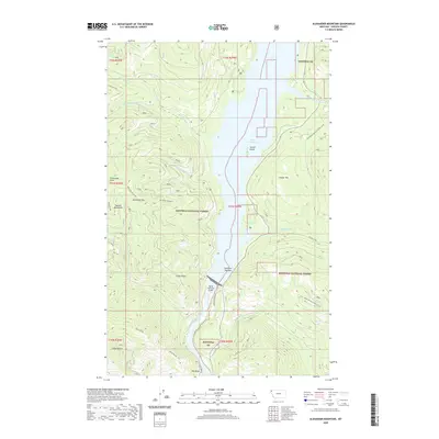 2020 Map of Alexander Mountain, 2020 Print