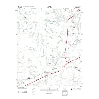 2011 Map of Alexander, 2011 Print