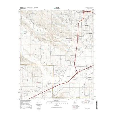 2014 Map of Alexander, 2014 Print
