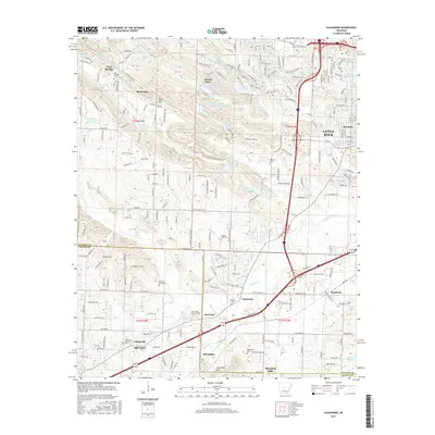 2017 Map of Alexander, 2017 Print
