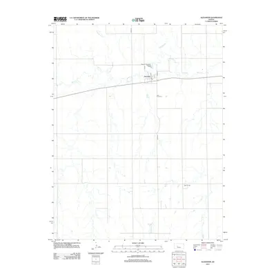 2012 Map of Alexander, 2012 Print