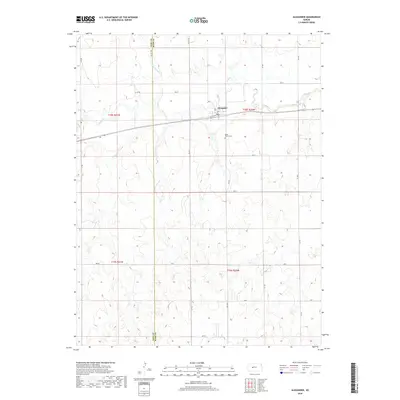 2018 Map of Alexander, 2018 Print