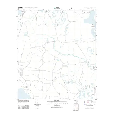 2012 Map of Alexander Springs, 2012 Print