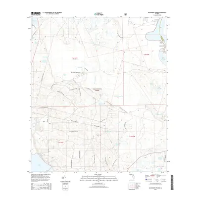 2015 Map of Alexander Springs, 2015 Print
