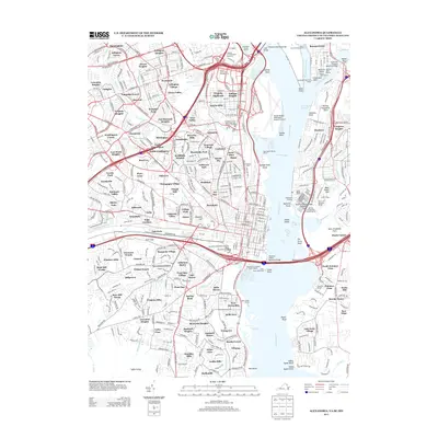 2013 Map of Alexandria, 2013 Print