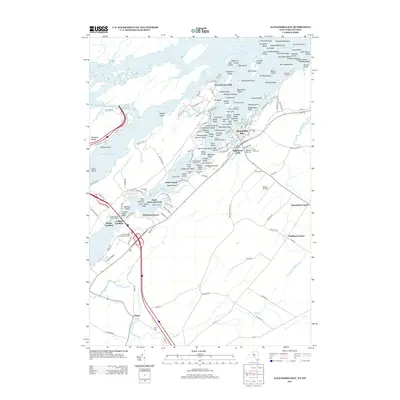 2013 Map of Alexandria Bay, 2013 Print