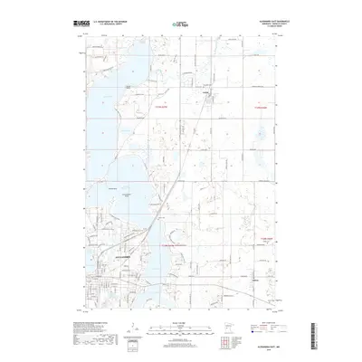 2019 Map of Alexandria East, 2019 Print