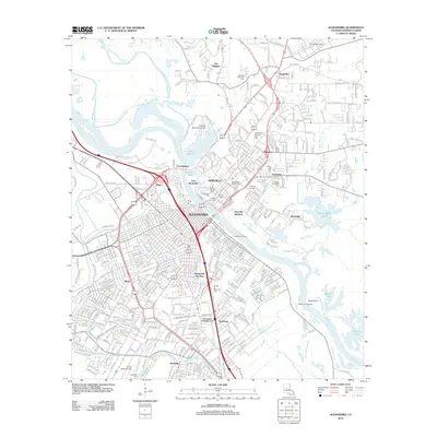 2012 Map of Alexandria, 2012 Print