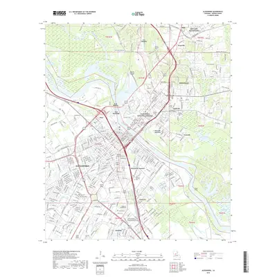 2018 Map of Alexandria, 2018 Print