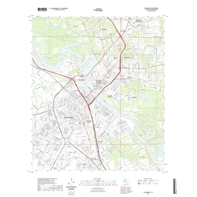 2021 Map of Alexandria, 2021 Print